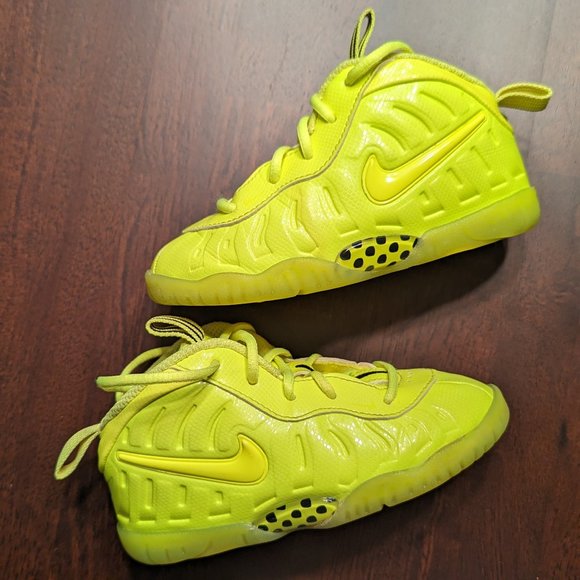 Nike Little Posite One 'Volt' - Preschool size 8c - Picture 1 of 9
